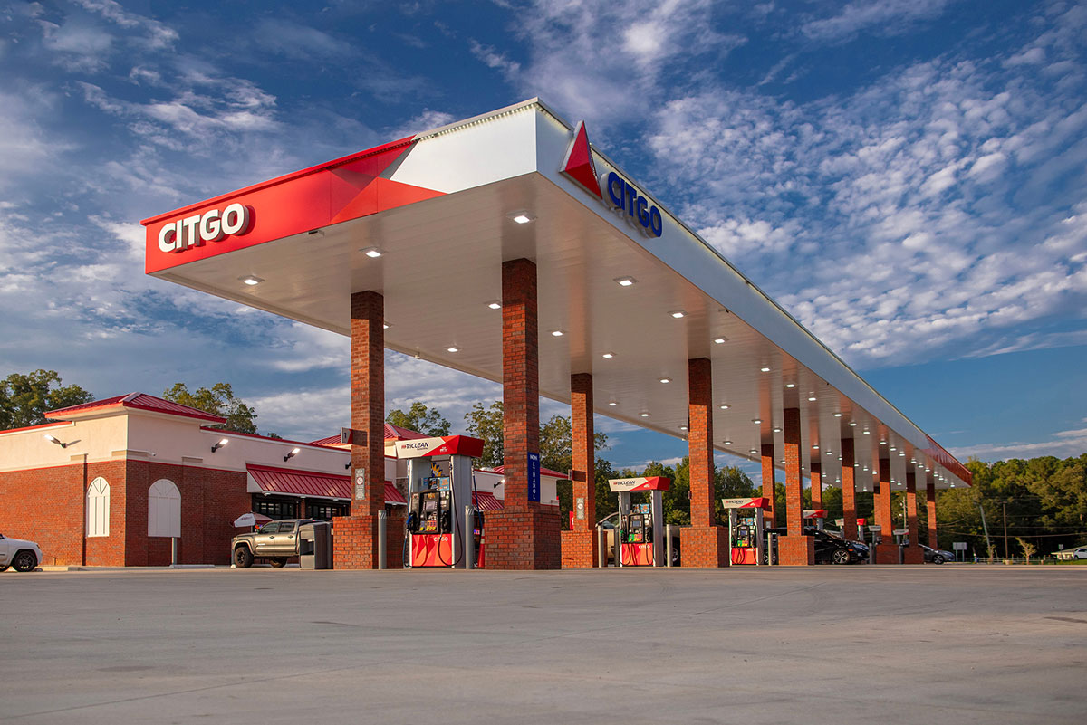 CITGO station from below