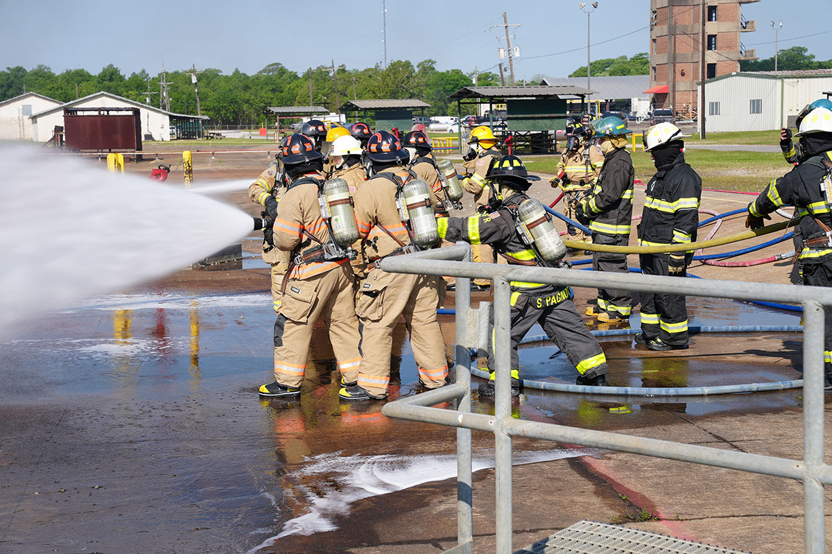 Fire hose practice