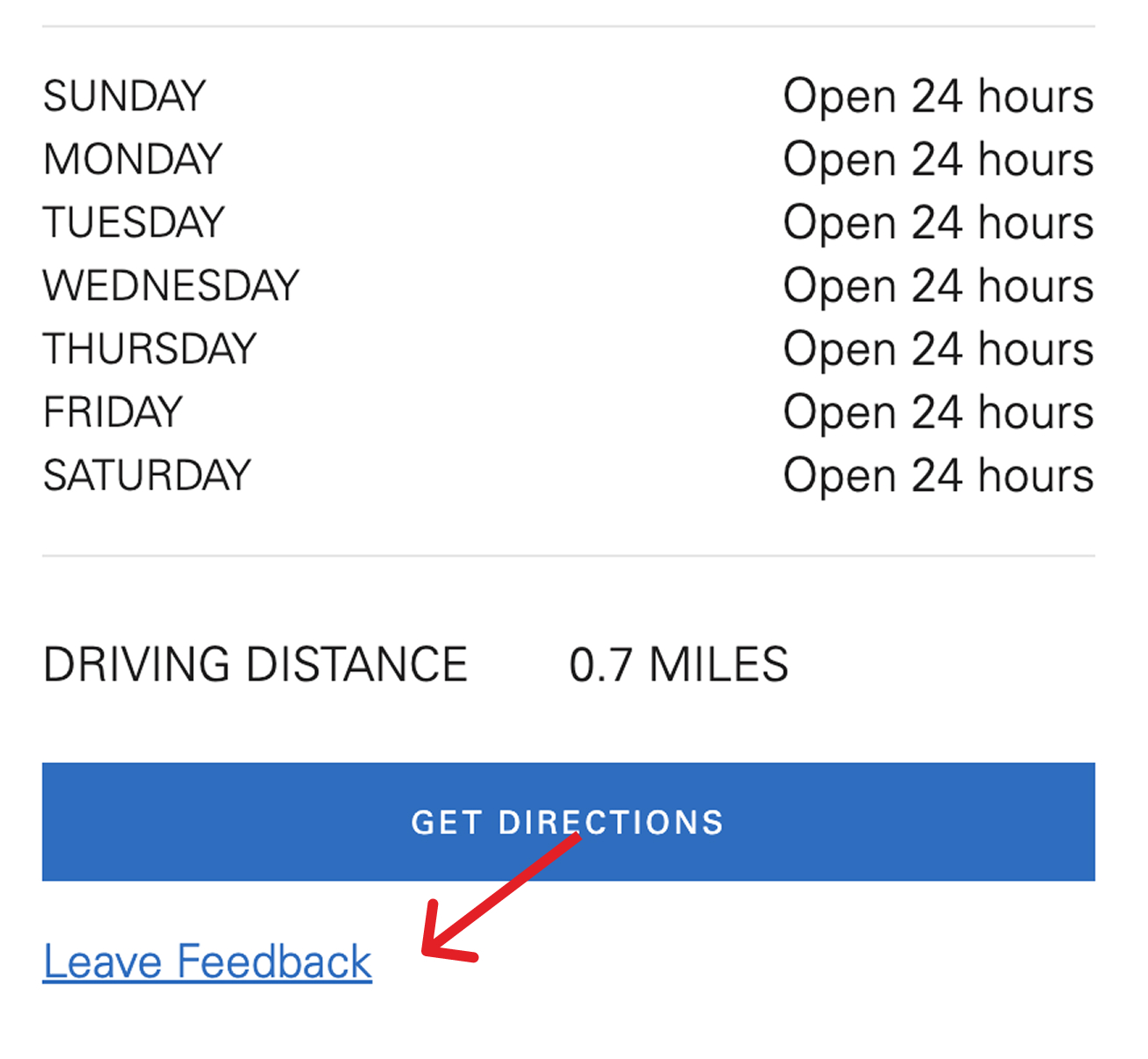 Station Details page