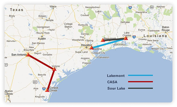 CITGO Pipeline Map