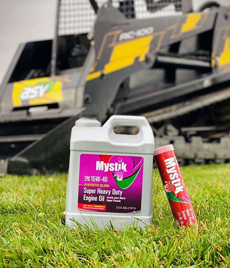 Mystik product on grass