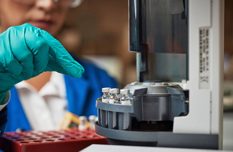 CITGO employee picking tube